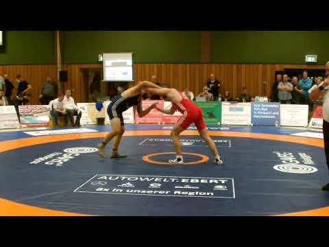 28.09.2019 KSV Rimbach vs RWG - 80kg Freistil: Daniel Seibold vs Sebastian Fersch