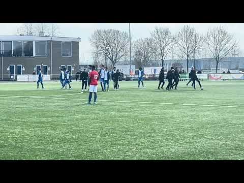 ASC Waterwijk JO15-1 - SV Hoofddorp JO15-1 (24-2-2024) Afgefloten na 10 seconden.
