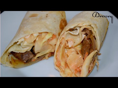 Shawarma africain au bœuf maison