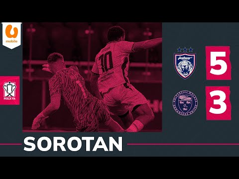 Sorotan: Johor Darul Ta'zim FC 5 - 3 UM Damansara FC | Pusingan 16 (2) | Piala FA 2025