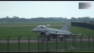preview picture of video 'Aircraft Spotting at RAF Coningsby (UK) 21-05-2013'