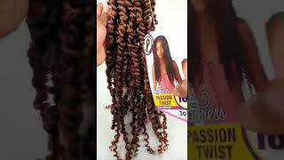 Unboxing the Lulutress Passion Twists in colour 30. One of my faves. #wigs #crochet #hairextensions