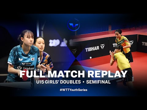 CHOI/CHOI (KOR) VS WU/PENG (TPE) | U15 GD SF | WTT Youth Star Contender Skopje 2023