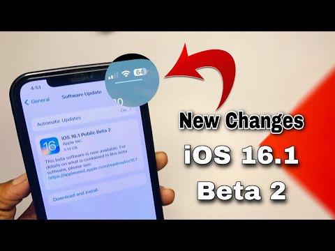 iOS 16.1 Beta 2 Software is Out For Public | New Feature