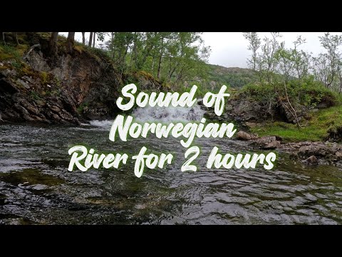 Sound of Norwegian river for 2 hours
