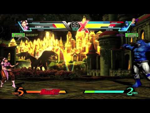 Ultimate Marvel vs Capcom 3 Gameplay from an Average Player.