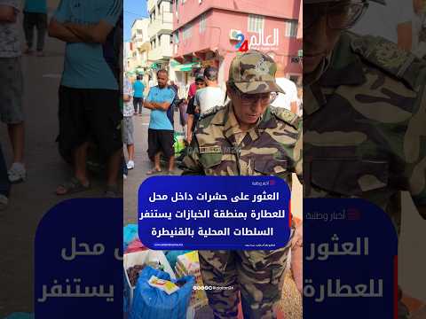 العثور على حشرات داخل محل للعطارة بمنطقة الخبازات يستنفر السلطات المحلية بالقنيطرة