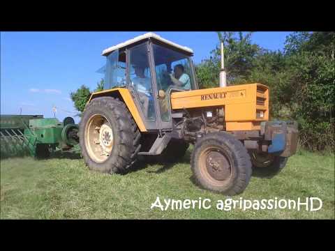 Pressage de petit balots de foins 2018! RENAULT | JOHN DERRE