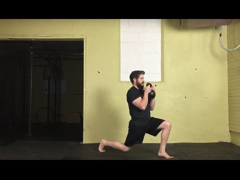 How to do a Kettlebell Goblet Split Squat