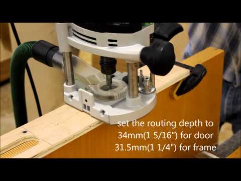 Routing for concealed 3D adjustable Tectus® hinge