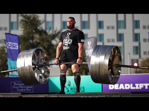 WORLD RECORD: Oleksii Novikov Lifts 1,185 LBS 18" Partial Deadlift | 2020