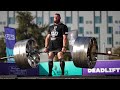 WORLD RECORD Oleksii Novikov Lifts 1 185 LBS 18 Partial Deadlift 2020