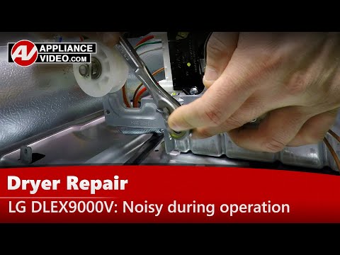 Dryer Repair - Noisy During Operation - Idler Pulley Assembly