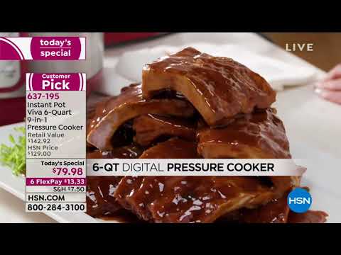 Kelly Diedring presents the Instant Pot on HSN; Nov 2018