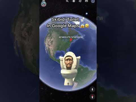 Skibidi Toilet 🚽 Version 😱😂 Found In Google Maps & Google Earth #shorts #googleearth #funny