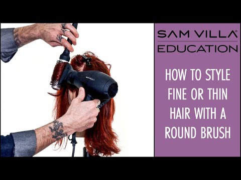 How to Style Fine or Thin Hair to Achieve More Volume...