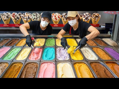 Too hot? Try THIS! Koreans' Favorite street Ice cream compilation - TOP 10 / Korean Street Food
