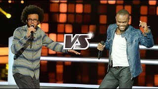 Keziah Jones – Rhythm Is Love | Alvy Zamé VS Julien | The Voice France 2015 | Battle