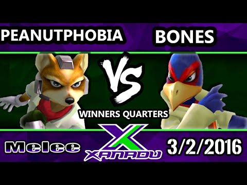 S@X 139 - Peanutphobia (Yoshi) Vs. Bones (Falco) SSBM Winners Quarters - Smash Melee