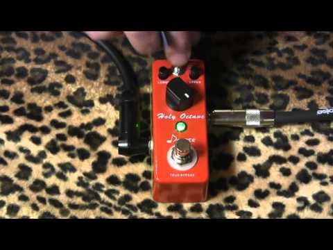 Donner HOLY OCTAVE micro pedal demo with Kingbee Tele & Pro Jr