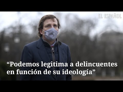 Almeida acusa a Podemos de "legitimar a los delincuentes en función de su ideología"