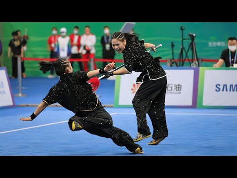 Shaanxi Wushu Team - 2nd Place - Duilian - 14th All China Games - Wushu Taolu
