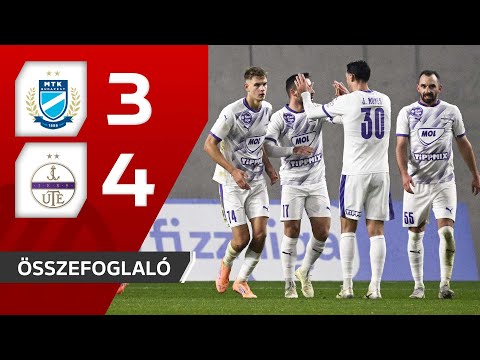 Fizz Liga: MTK Budapest–Újpest FC 3–4 | összefoglaló