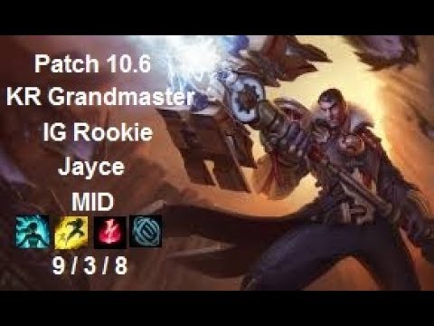 IG Rookie - Jayce vs Pantheon - KR Grandmaster 223 LP - Patch 10.6
