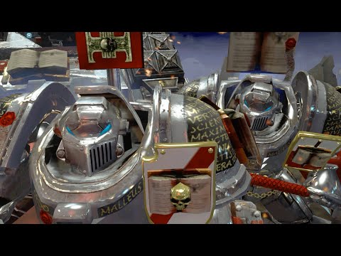 20 Grey Knights Paladins vs Khorne's Legion! - Astartes Mod | WH40K: Dawn of War 2: Retribution