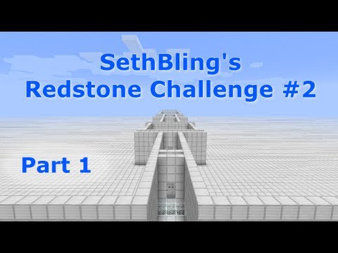SethBling's Insane Redstone Challenge - Episode 1