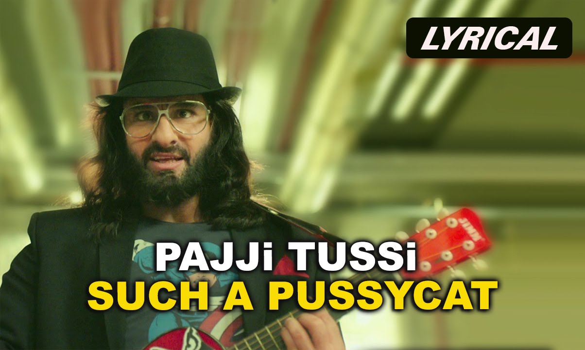 Paaji Tussi Such A Pussycat Lyrics  | Happy Ending | Govinda, Saif Ali Khan | Amitabh Bhattacharya, Divya Kumar | Jigar Saraiya, Sachin Sanghvi