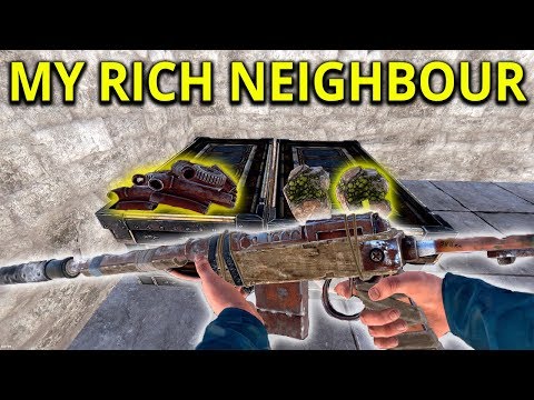 Silent Raiding My New Rich Neighbour - Rust Solo Survival Gameplay