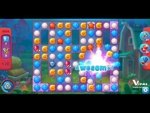 Fishdom. 8504 hard level no boosters and diamonds. 11 moves