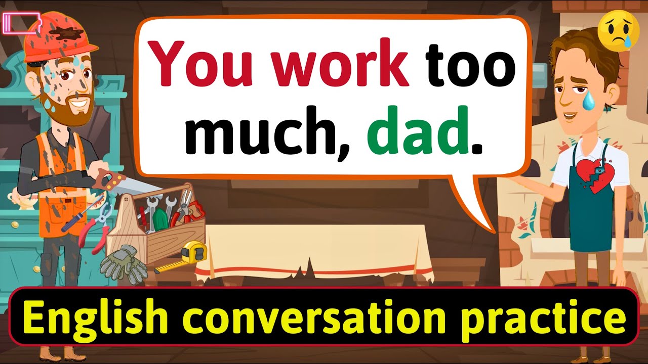 Practice English Conversation (Poor family) Improve English Speaking Skills