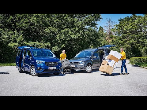 Opel Combo vs. VW Caddy - Hochdachkombis im Vergleich | ÖAMTC