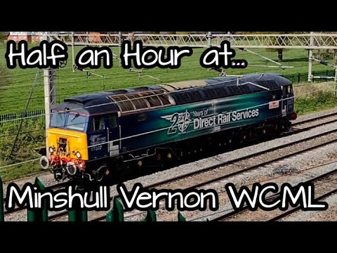 Half an Hour at (389) - Minshull Vernon 20.04.2022 - Class 43 57 90 221 350 390 WCML Trains Crewe