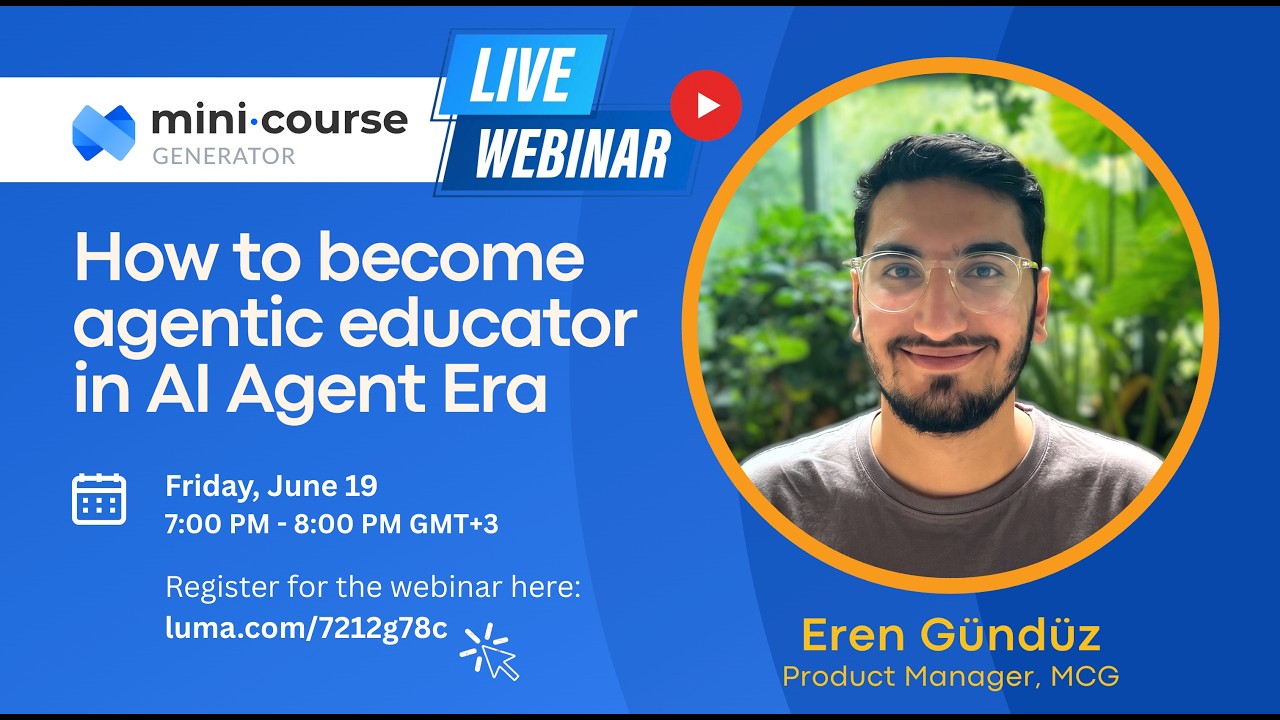 How to become agentic educator in AI Agent Era