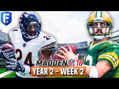 Madden 18 Bears Franchise Year 2 - Week 2 @ Packers | Ep.23