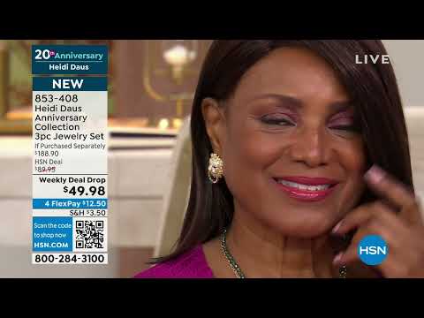 HSN | Heidi Daus Fashion Jewelry 20th Anniversary 09.13.2023 - 02 PM