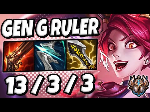 Jinx vs Jhin ADC [ Gen G Ruler ] Patch 12.3 Korea Challenger ✅
