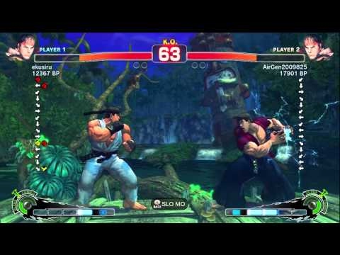 Air [Ryu] vs ekusiru [Ryu] SSF4 Japanese Online Ranked Matches - TRUE-HD