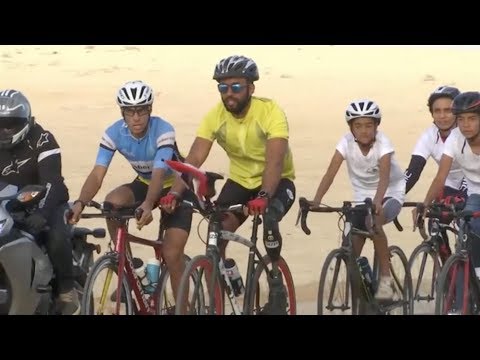 Amputee completes 700 km challenge at Giza pyramids