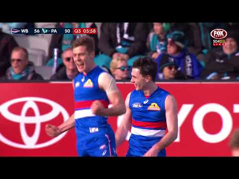 Round 22 AFL - Western Bulldogs v Port Adelaide Highlights