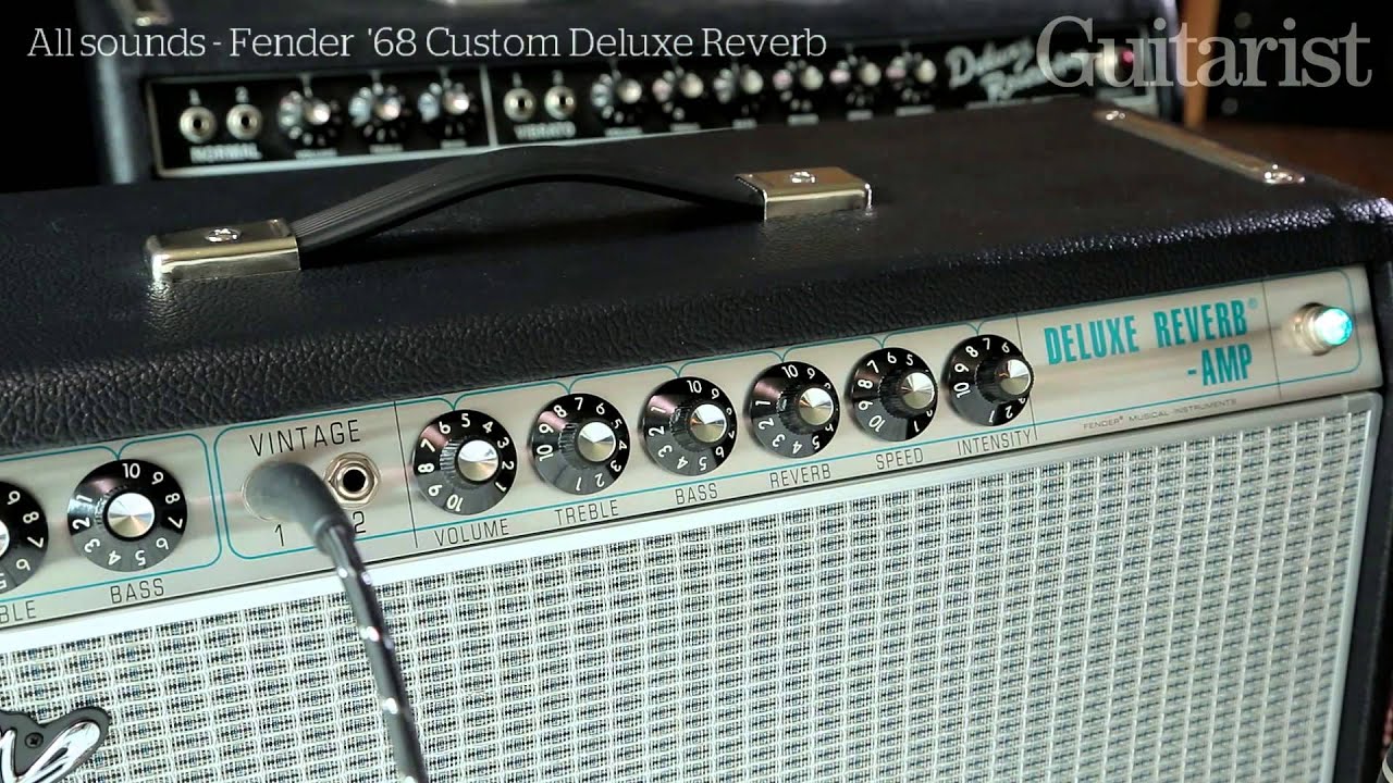 Fender '68 Custom Deluxe Reverb vs '65 Deluxe Reverb reissue (amp review demo) - YouTube