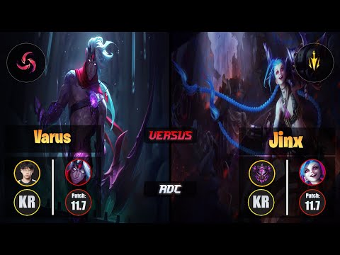 Zenit VARUS (ADC) [Hail of Blades] VS JINX - Master KR Patch 11.7