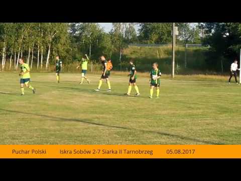Iskra Sobów 2-7 Siarka II Tarnobrzeg (rzut karny dla Iskry na 1-6) 05.08.2017