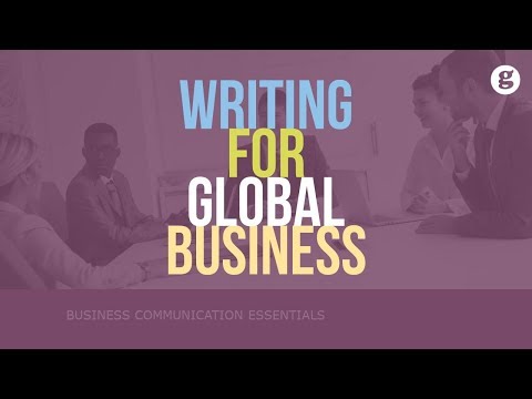 Writing for Global Business