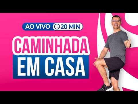 🔥 Queime Mais Calorias Que Caminhando na Rua! Caminhada em Casa 20min