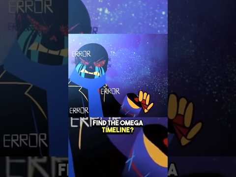 Error CANT Find The Omega Timeline In UNDERTALE?🤔 #undertale #sans #tobyfox