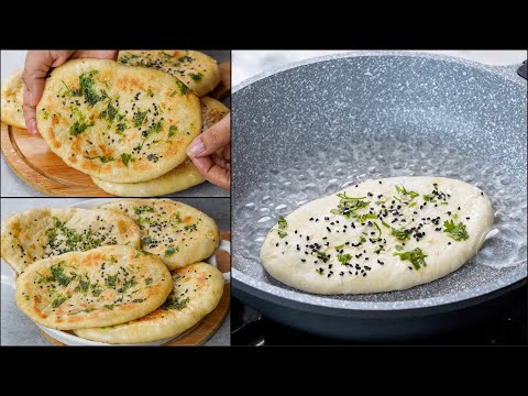 Make Aloo Kulcha With Water Instead of Oil Like In The Store! | Homemade Aloo Kulcha Recipe